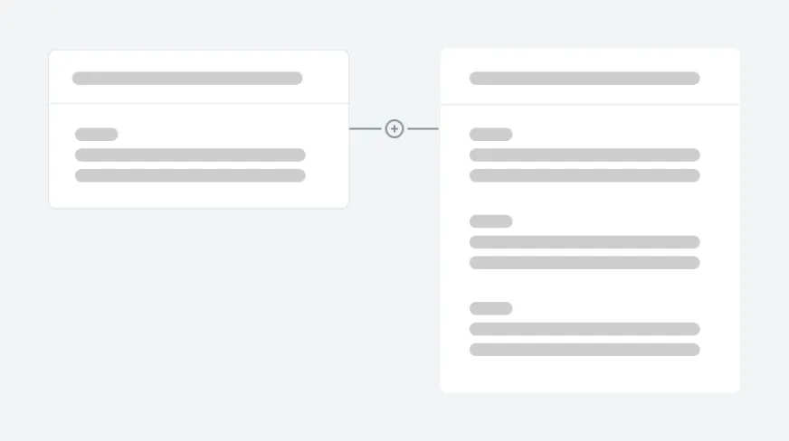 A node based flow builder concept